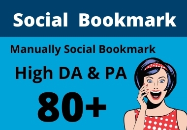 20 Social Bookmarks High Authority Permanent Do follow Backlinks 100 Manual Work