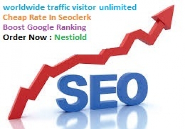 HQ Amazing 500,000 worldwide traffic real Boost visitor google ranking PBN SEO website impression