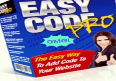 Easy Code Pro- This software boosting your website and earn money more.