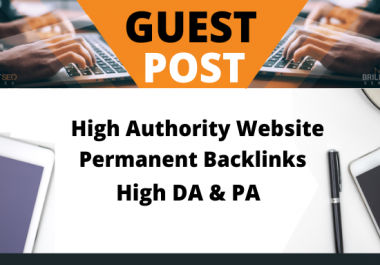 Write and Publish 8 Guest Post on High authority websites DA90+ unique content