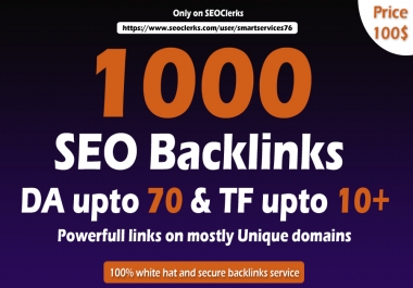 I will 1000 high quality dofollow blog comment backlinks