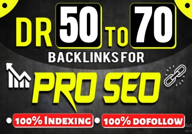 Get 100 PBN DR 50 to 70 home page high quality permanent Do follow backlinks