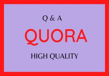 Guaranteed Promote your website 10 high quality Quora answer