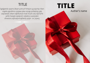 I will do cover design for your e book