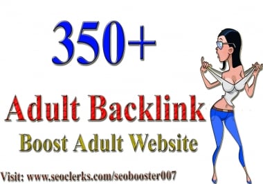 Create Adult Websites Manual 350+ Profile Backlinks