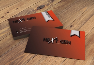 I design professional business cards and logos as your requirements