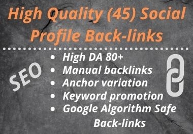 2021 Special -New Social Profiles Backlinks On Your Website