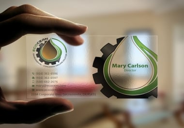 I will do creative plastic business card