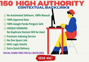I Will Boost Your Website Rankings With 150 Contextual High Authority Backlinks