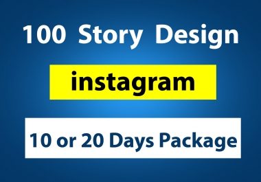 I will design instagram story design