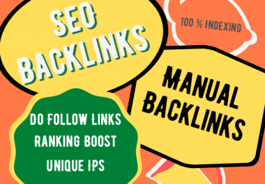 I will provide off page SEO services on high authority sites