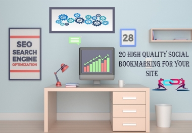 I will do 20 High Quality Social Bookmarking for your site