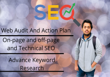 I will provide expert seo service with audit report and action plan