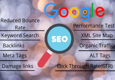 SEO Service with Audit Report and Backlinks