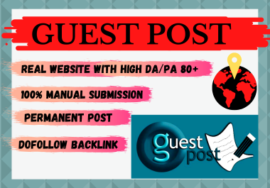 i will write and publish 5 guest post in high DA PA site for your web traffic