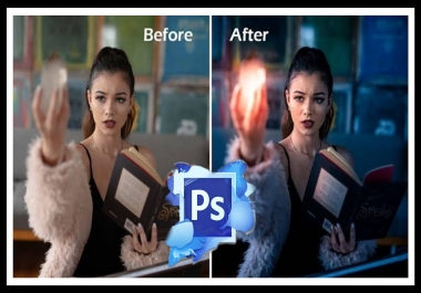 Photoshop touch-ups. Background Removal Beutifying and Lightning Correction