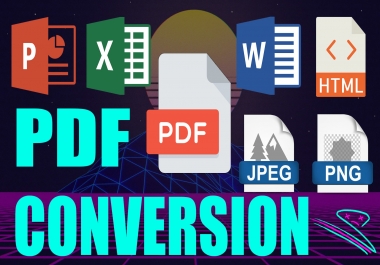 I will convert PDF to word, excel or csv
