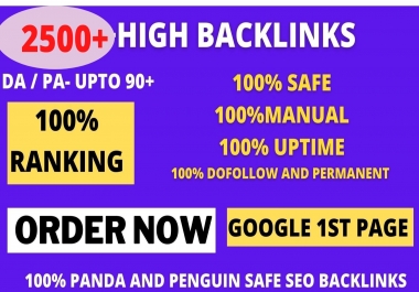 Get powerful 2500+ pbn backlinks with high DA/PA on your homepage with a unique website