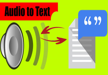 I will Transcribe Audio to text Transcription in 24 hours