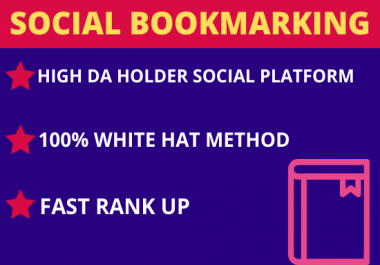 Make 20 High Authority Do-follow Social Bookmarking Backlinks Website SEO