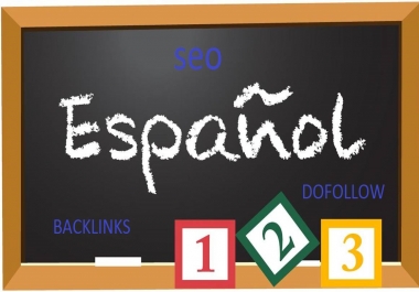 I will build powerful 4 backlinks from da 23 to pa 27 for SEO spanish