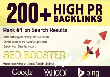 Search Top ranking Build 200 HIGH-QUALITY dofollow Backlink increase domain ranking
