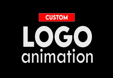 I will be custom make logo animation, Intro or Outros