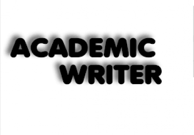 I will write academic papers for the students who need academic help.