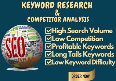 Premium SEO keyword research and competitor analysis