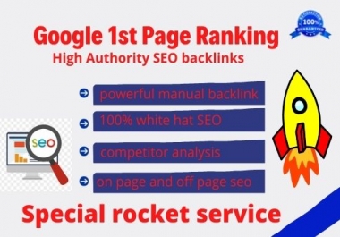 rocket seo service with high quality backlink