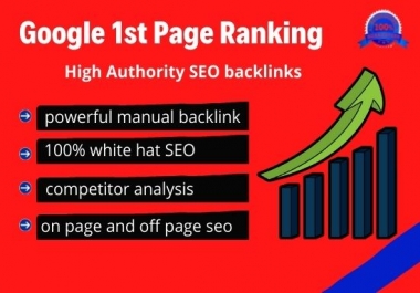 Rank your website on google 1st page, 30 days seo service