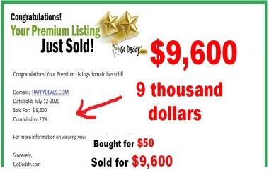 I will show how to make money buying and selling domain names