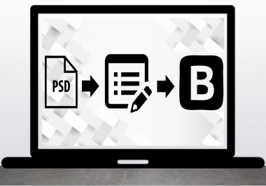 lets make PSD to HTML BOOTSTRAP webpages