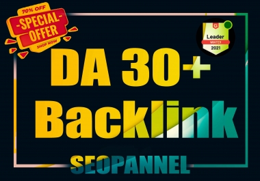 20 Creative DA30+ Backlink From Manual backlink
