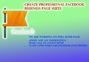 Create Professional Facebook Business Page Suite