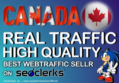 30000 I will send keyword targeted CANADA traffic with low bounce rate Daily900 - 1000 for 30 days