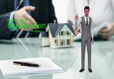 Grab your 3D promo animation real estate broker video