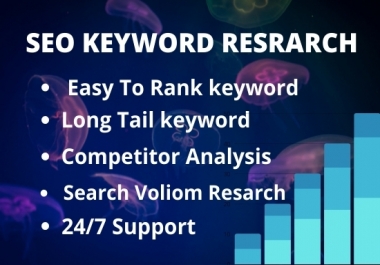 I will keyword research for your SEO journey
