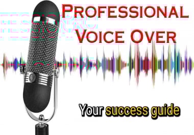 I'm going to convert plain text into voiceover