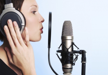 Record any voice over,  today for low price