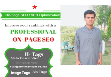 i will do onpage seo for your website and technical optimization