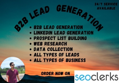 Generate b2b leads for your targeted business and contact list building
