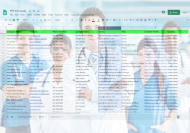 I will build doctor,  dentist,  chiropractor contact email list 100 leads