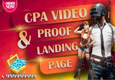 I will create you a hight quality CPA Video Proof
