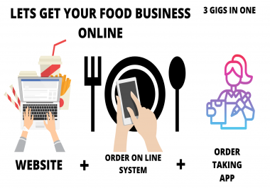 I Will Build An Online Restauraunt/Cafe or Fastfood Wordpress website with Order Taking App