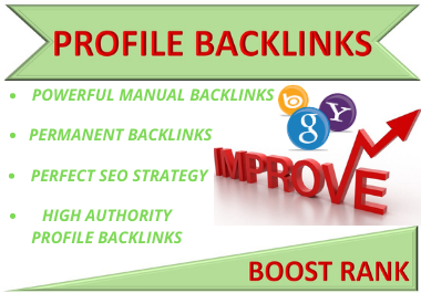 25 Profile Backlinks High Authority White Hat Backlinks Building permanent link building