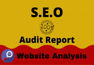 I will offer an expert SEO review report and competitor website analysis