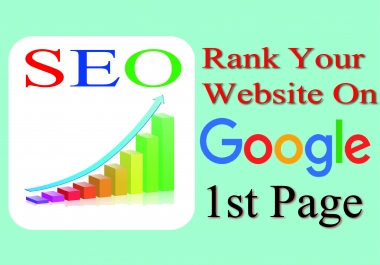 I will give you a complete monthly SEO service with backlinks for rank on GOOGLE first page
