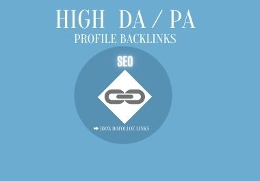 I will make manual 100 profile backlinks on high authority websites