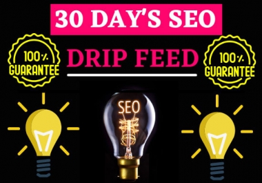 I will do 30 days SEO backlinks for your website ranking